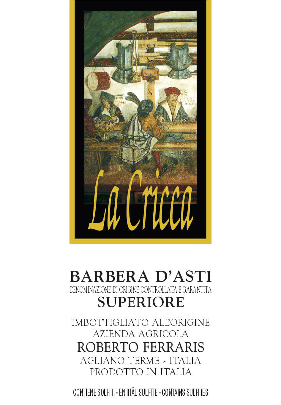 Ferraris Roberto LA CRICCA - Barbera Asti Superiore